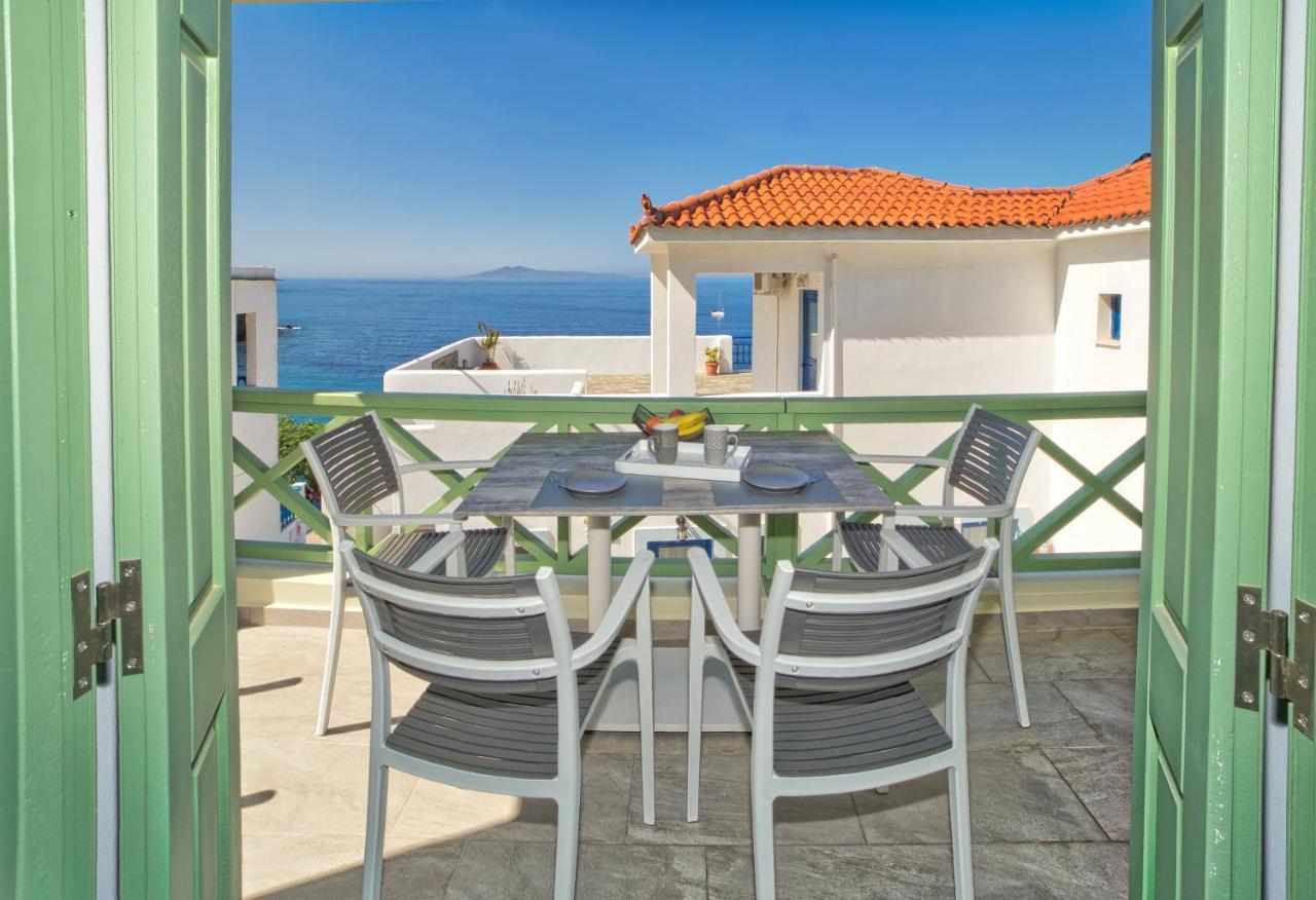 Corali Suites Andros Bací Kültér fotó