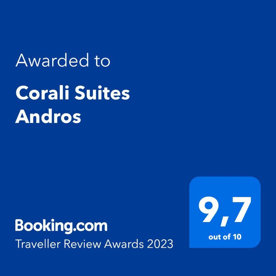Corali Suites Andros Bací Kültér fotó